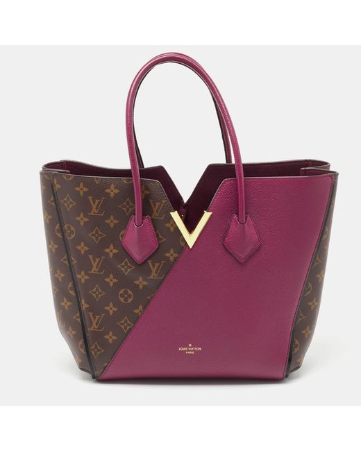 Louis Vuitton Purple Aurore Monogram Canvas And Leather Kimono Mm Bag
