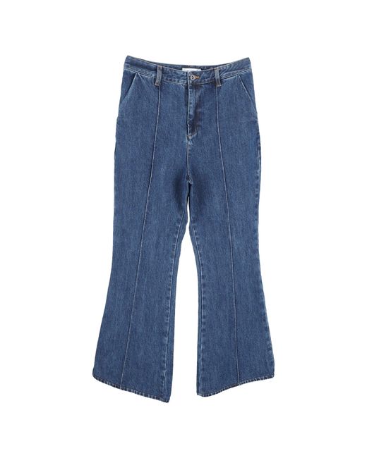 Self-Portrait Blue Flared Leg Jeans