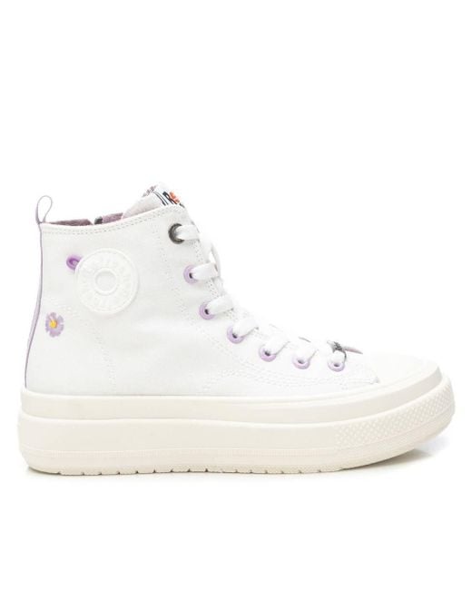 Xti White Refresh Collection Sneaker Booties By