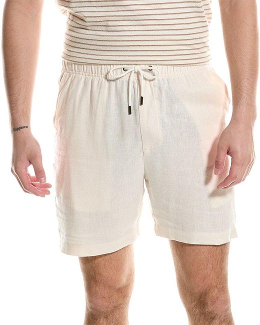 Onia Natural Linen-blend Short for men