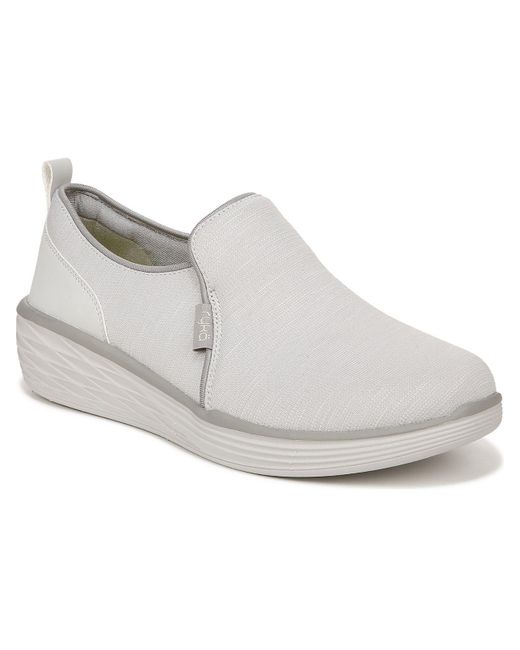 Ryka Gray Natalie Slip On Fashion Casual And Fashion Sneakers