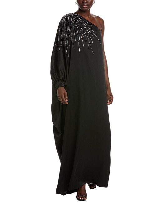 Halston Heritage Black Chaya Gown