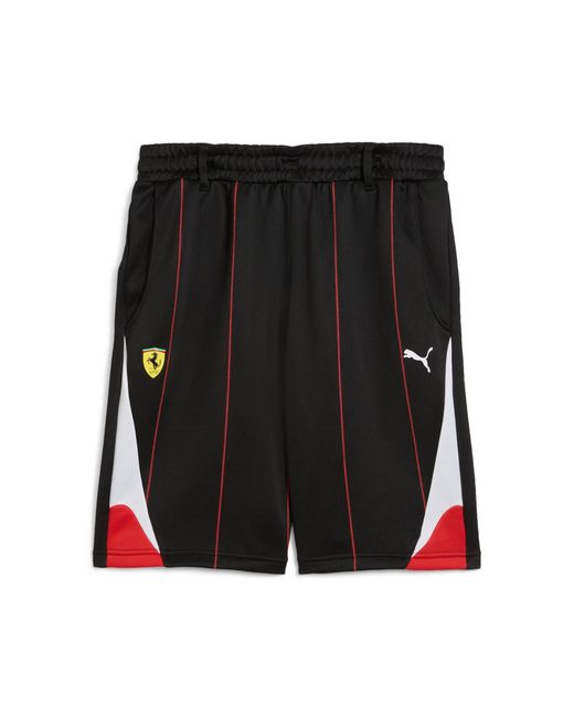 PUMA Black Scuderia Ferrari Race Shorts for men