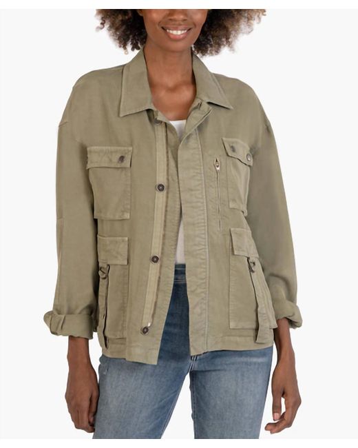 Kut From The Kloth Natural Ingrid Utility Jacket