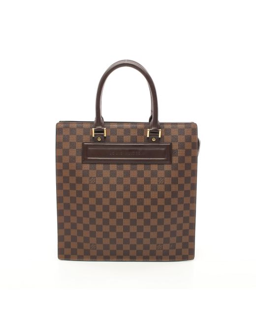 Louis Vuitton Venice Gm Damier Ebene Handbag Tote Bag Pvc Leather Brown ...