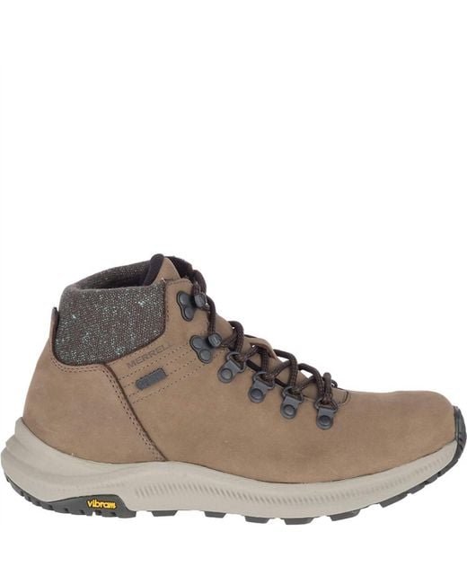 Merrell Brown Ontario Mid Wp Hiking Boots - Medium