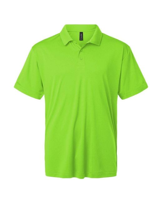 AllPro Green Pro-Lock Performance Polo for men