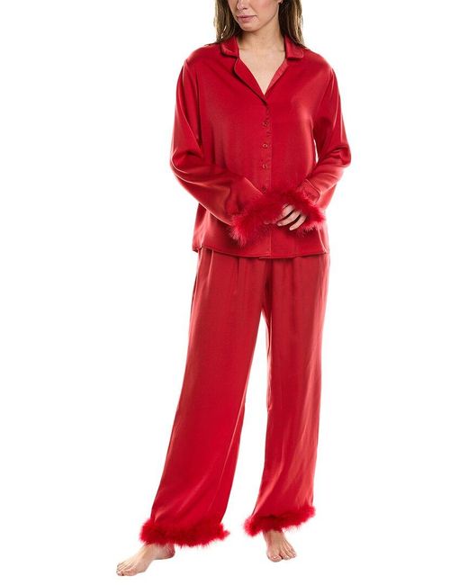 Rachel Parcell Red 2pc Pajama Set