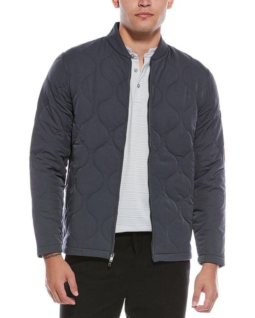 Travis Mathew Blue Come What May Jacket for men