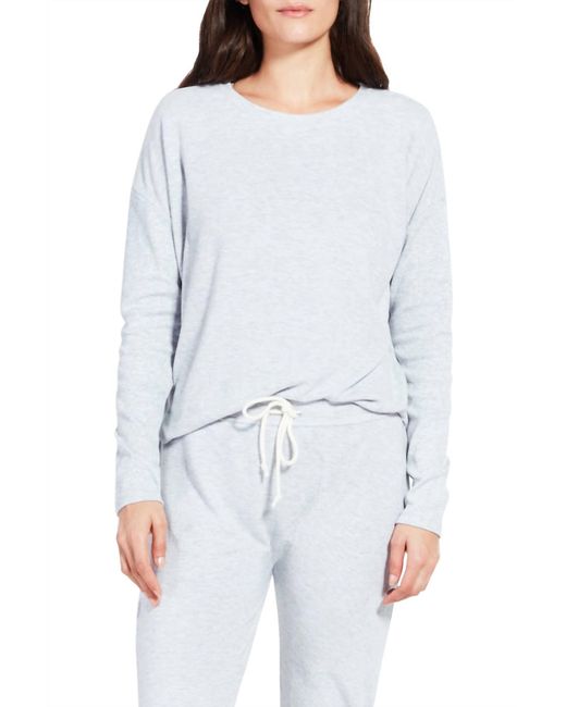 Kensie White Long Sleeve Pullover Knit Sweater