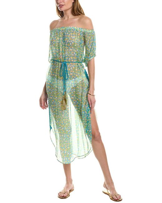 Ramy Brook Zuri Coverup Midi Dress in Green Lyst