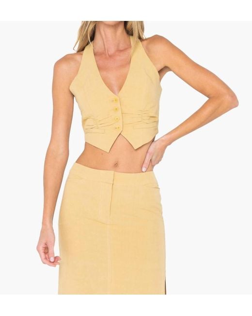 JBQ Yellow Camp Vest