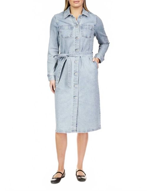 sanctuary denim dress Sanctuary After Me Denim Dress Open Skies, Size 0, 61% Cotton 24% Polyester 13% Rayon