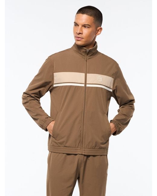 Sergio Tacchini Brown Damarindo Track Jacket for men