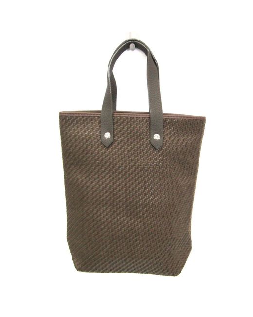 Hermès Natural Ahmedabad Polyester Tote Bag (pre-owned)