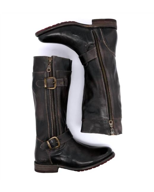 Bed Stu Gogo Leather Tall Boots in Black | Lyst