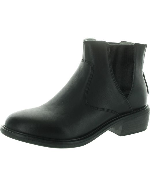 Alegria Black Meadow Slip Resistant Leather Chelsea Boots