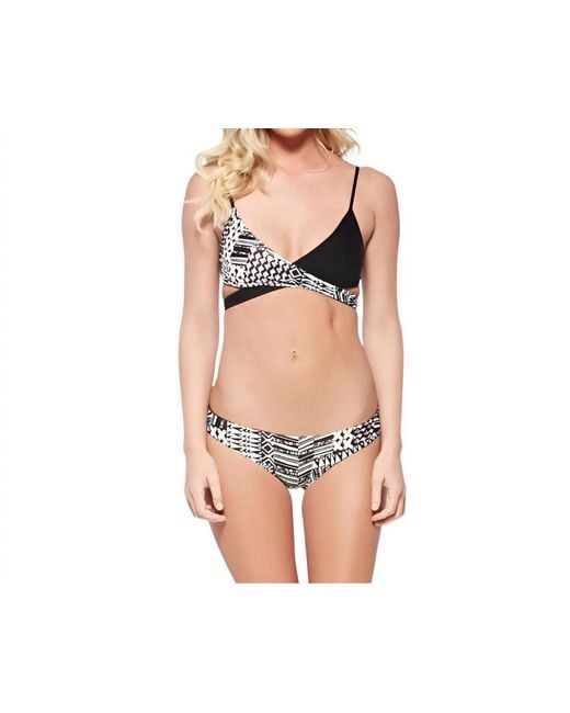 LSPACE Black Baraccuda Bikini Bottom