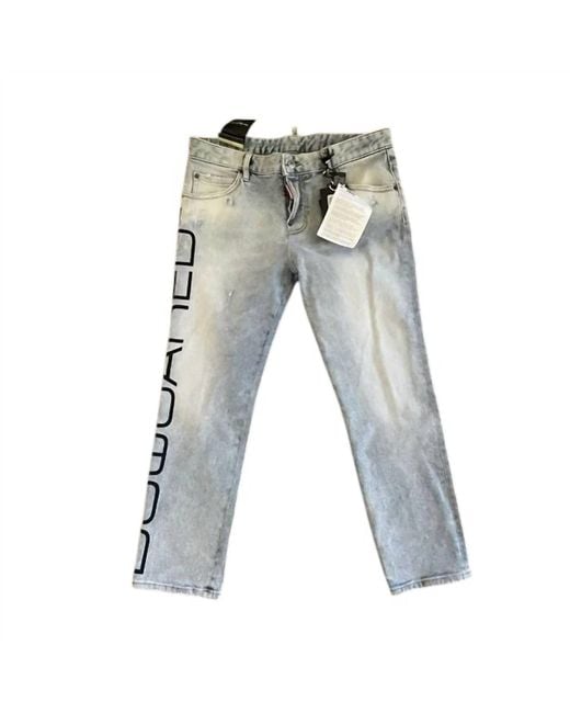 DSquared² Gray Cool Girl Cropped Jeans