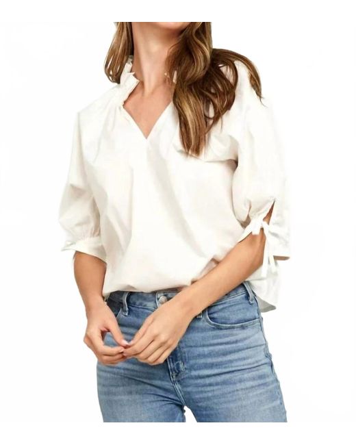 Sofia White Eloise Top