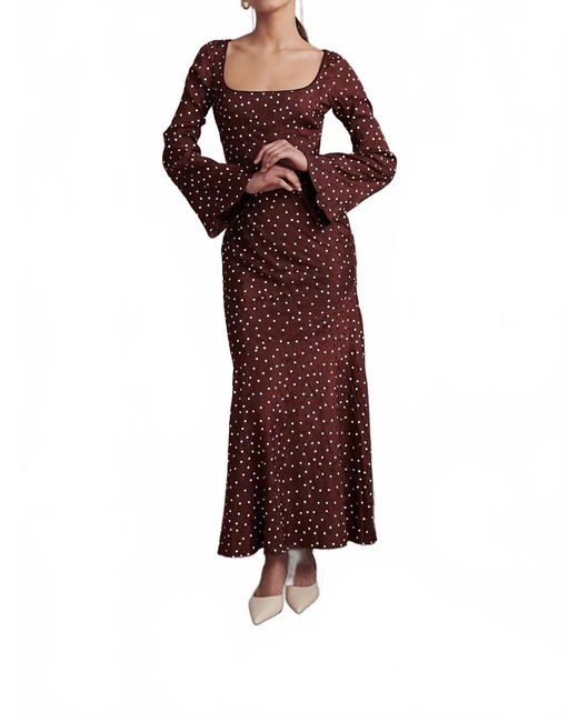 Saylor Women's Red Narah Midi Dress