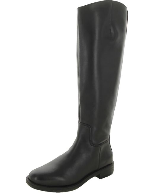 Franco Sarto Black Marlisa Leather Tall Knee-high Boots
