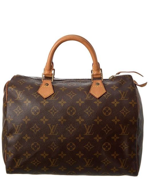 Louis Vuitton Monogram Canvas Speedy 30 (authentic Pre-owned) in Brown