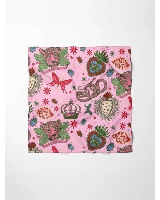 Emily Mccarthy Pink Iconic Joy Scarf