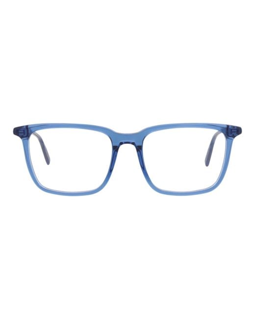 Montblanc Blue Square-Frame Acetate Optical Frames for men