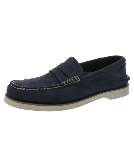 Sperry Top-Sider Blue A/o Penny Slip On Almond Toe Loafers for men