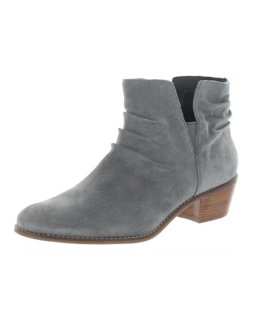 Cole Haan Gray Alayna Suede Slouchy Booties