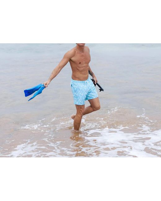 Bermies Black Light Swim Trunks for men