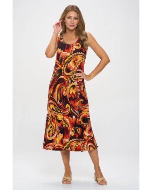 TRUEDAMES Women's Bns Tank Long Dress