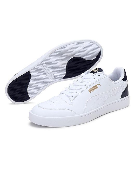 PUMA Blue Suffle Faux Leather Lifestyle Casual And Fashion Sneakers for men
