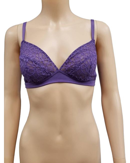 La Perla Purple Lace Underwire Bra