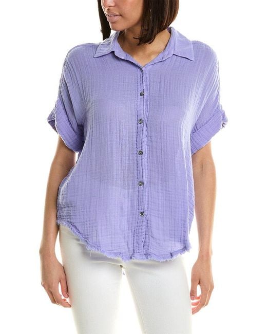 Michael Stars Purple Bailey Button-down Shirt