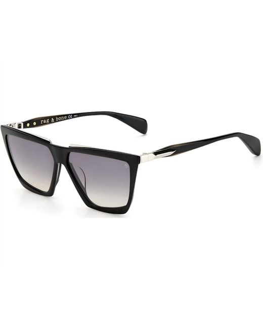 Rag & Bone Black Rnb1049/G/S Sunglasses