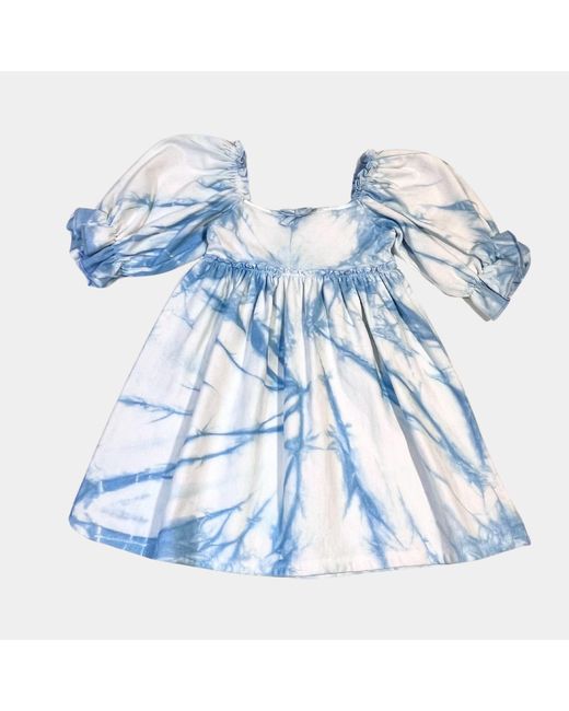 Ooh La Blue Girl's Tie Dye Babydoll Dress