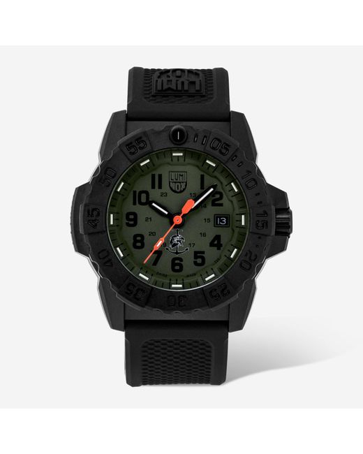 Luminox Black Navy Seal 3500 Series Quartz Watch 45mm Xs.3517.nq. Set for men