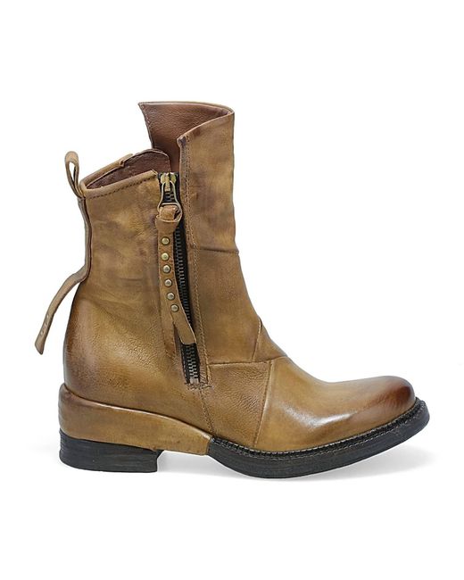 A.s.98 Brown Stratford Boot In Wheat