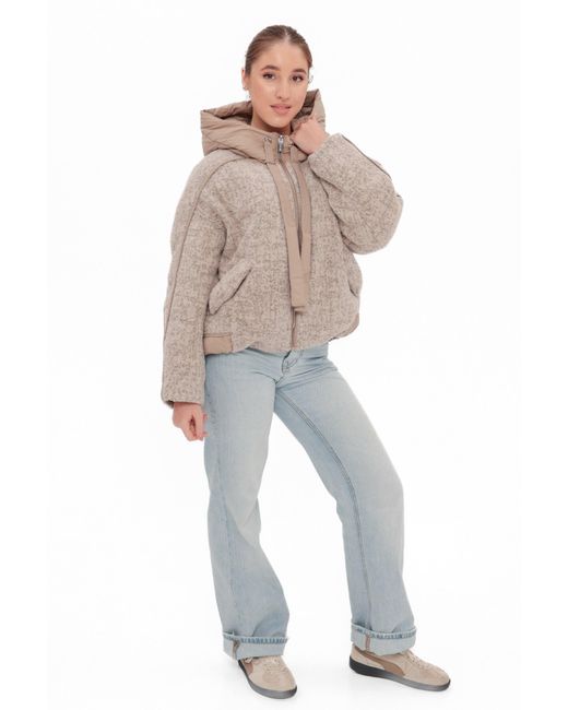Alaska® Outerwear Natural Wool Blend Bio-Down Jacket