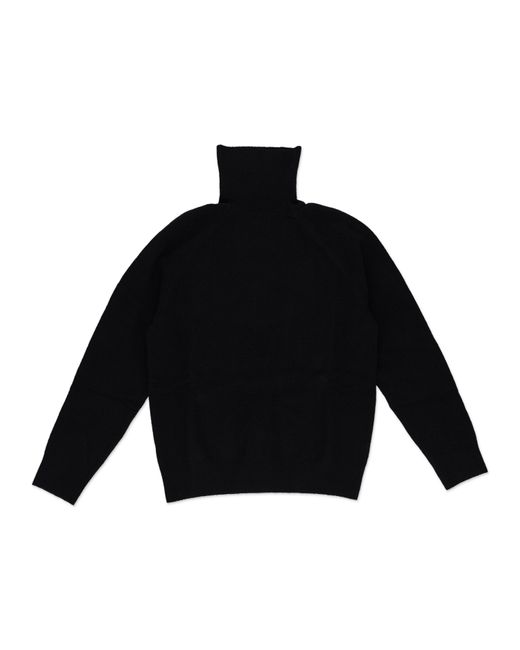 Aimé Leon Dore Blue Boiled Wool Turtleneck Sweater for men