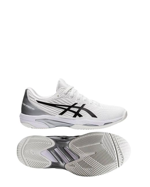 Asics Gray Solution Speed Ff 2 Tennis Shoes - D/medium Width for men