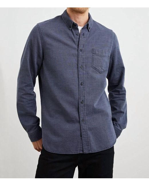 Rails Blue Tristan Shirt for men