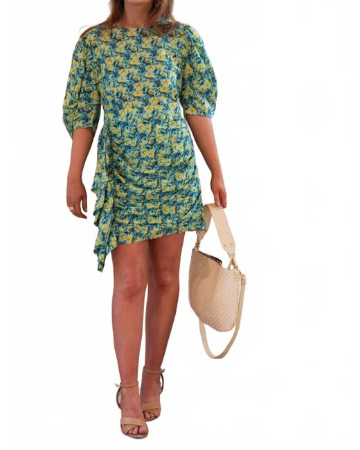 RHODE Pia Dress in Green | Lyst