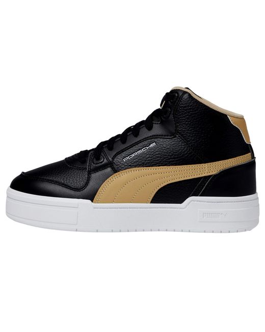 PUMA Black Porsche Legacy California Pro Mid Sand Dune 392865-01 for men