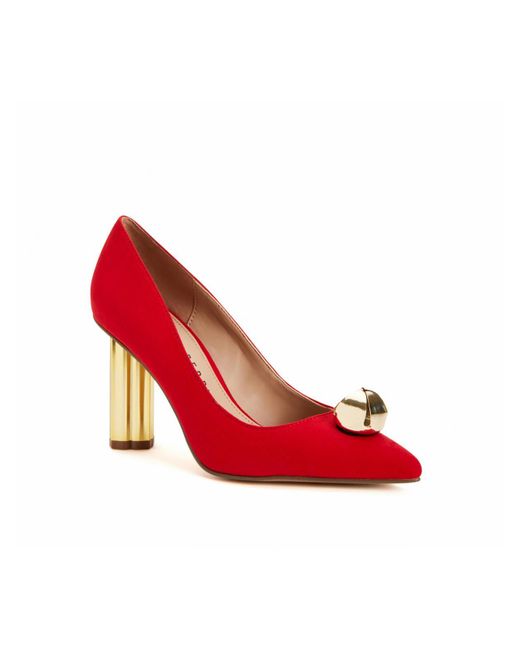Katy Perry Red Pointed Toe Festive Pumps