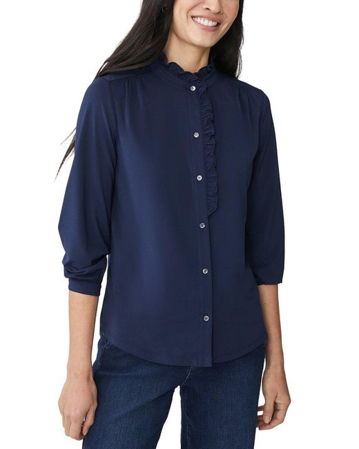 J.McLaughlin Blue Daniele Top