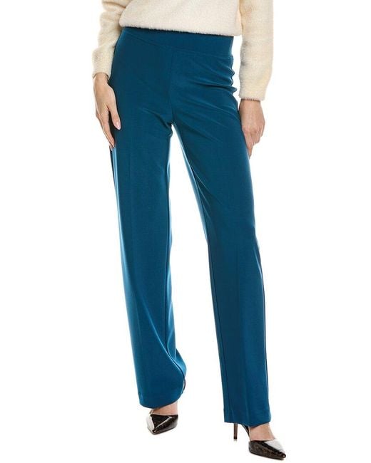 Joseph Ribkoff Blue Pull-On Pant