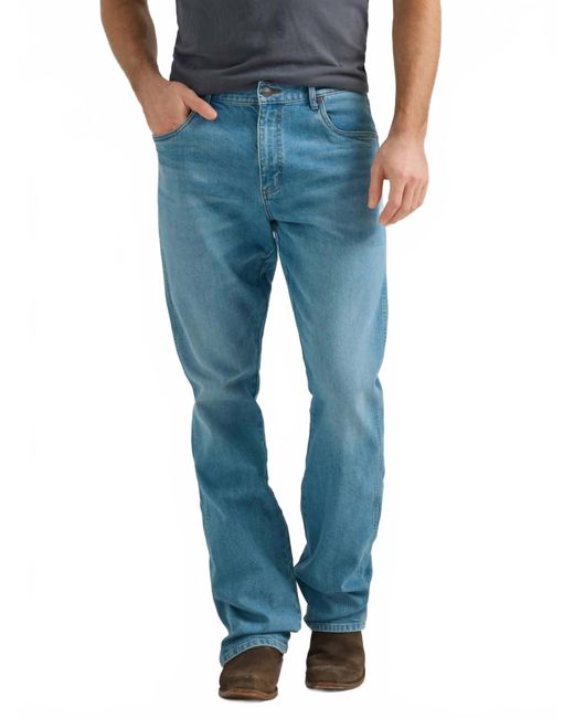 Wrangler Blue Retro Relaxed Boot Cut Jean for men
